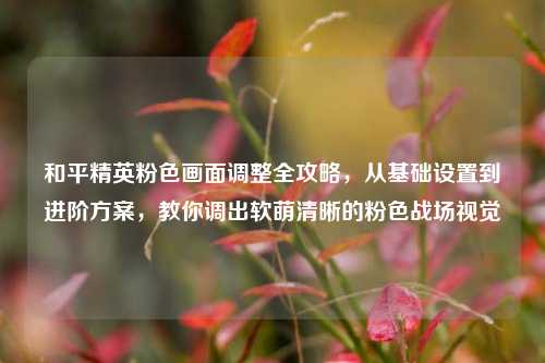 和平精英粉色画面调整全攻略,从基础设置到进阶方案,教你调出软萌清晰的粉色战场视觉