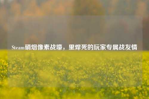 Steam硝烟像素战壕,里焊死的玩家专属战友情