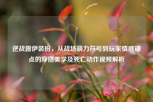 逆战露伊装扮，从战场萌力符号到玩家情感锚点的穿搭美学及死亡动作视频解析