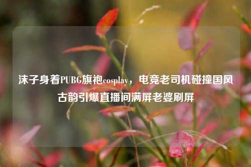 沫子身着PUBG旗袍cosplay,电竞老司机碰撞国风古韵引爆直播间满屏老婆刷屏