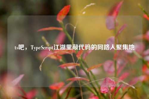 ts吧,TypeScript江湖里敲代码的同路人聚集地