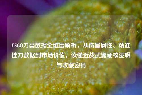 CSGO刀类数据全维度解析，从伤害属性、精准挂刀数据到市场价值，读懂近战武器硬核逻辑与收藏密码