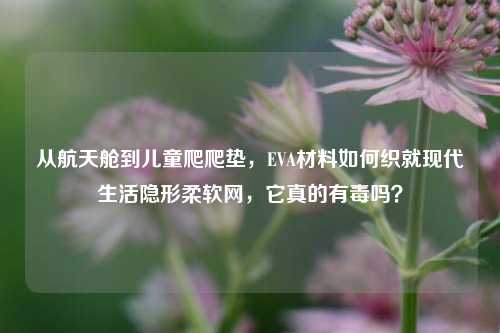 从航天舱到儿童爬爬垫,EVA材料如何织就现代生活隐形柔软网,它真的有毒吗?