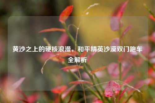 黄沙之上的硬核浪漫，和平精英沙漠双门跑车全解析