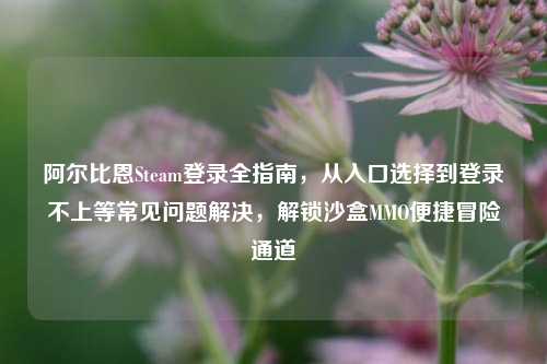 阿尔比恩Steam登录全指南,从入口选择到登录不上等常见问题解决,解锁沙盒MMO便捷冒险通道